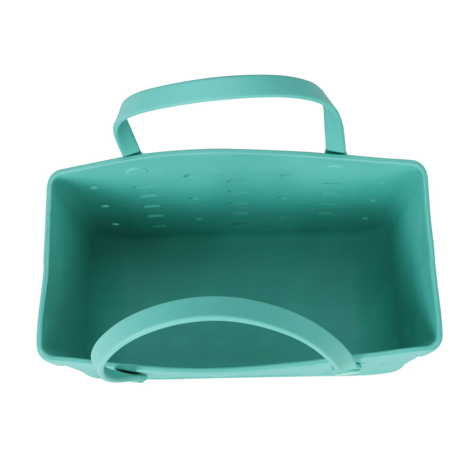 Large Flex Laundry Tote Waterproof Washable EVA Storage Basket Teal 40 lb