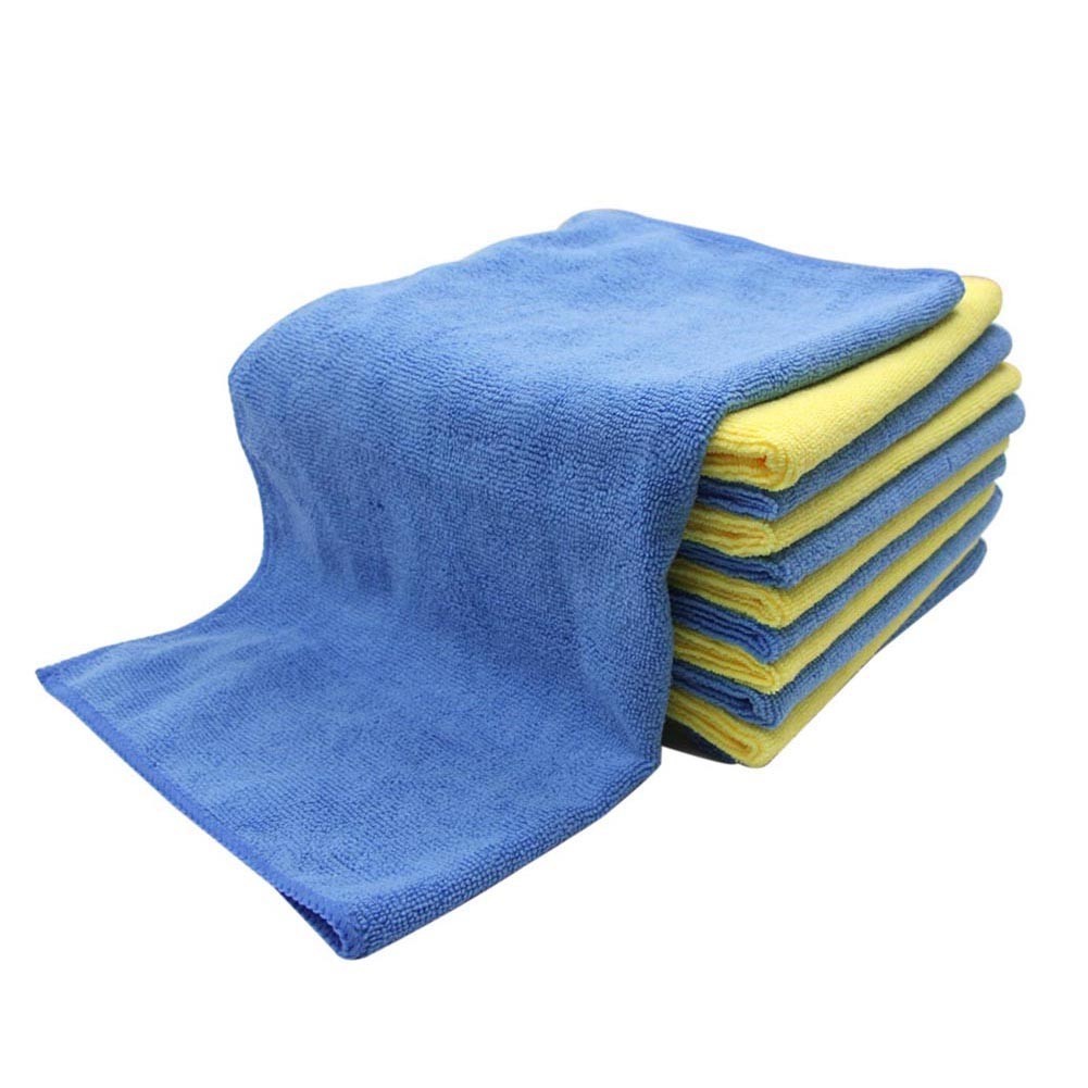 Microfiber Cleaning Cloth-12 Pack-14×14 inches-Lint Free-Streak Free