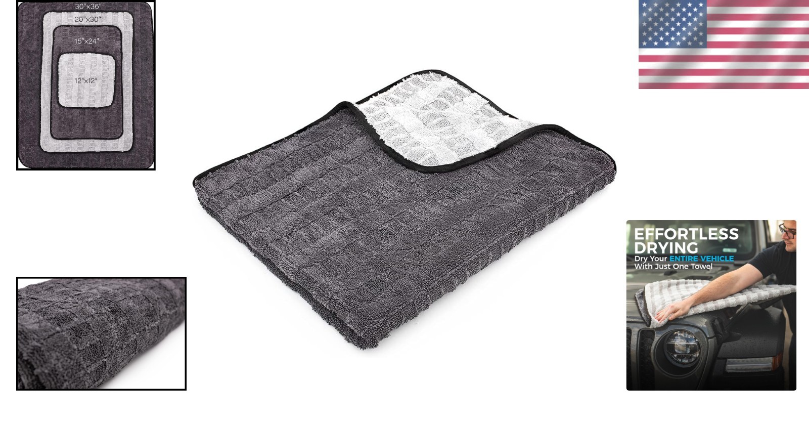 Vehicle Drying Towel, Ultra-Absorbent, Scratch-Free