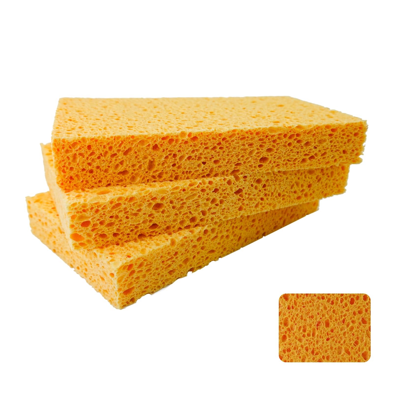 6 x 3.6 x 0.9 Inch JK SP-T22 Large Sponge Kitchen Sponges Handy SpongesCellulose