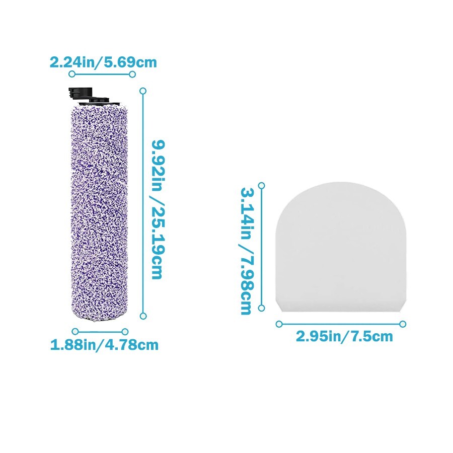 Replacement for rolling brush foam for Shark WD101 WD201 for HydroVac XL 3-in-1