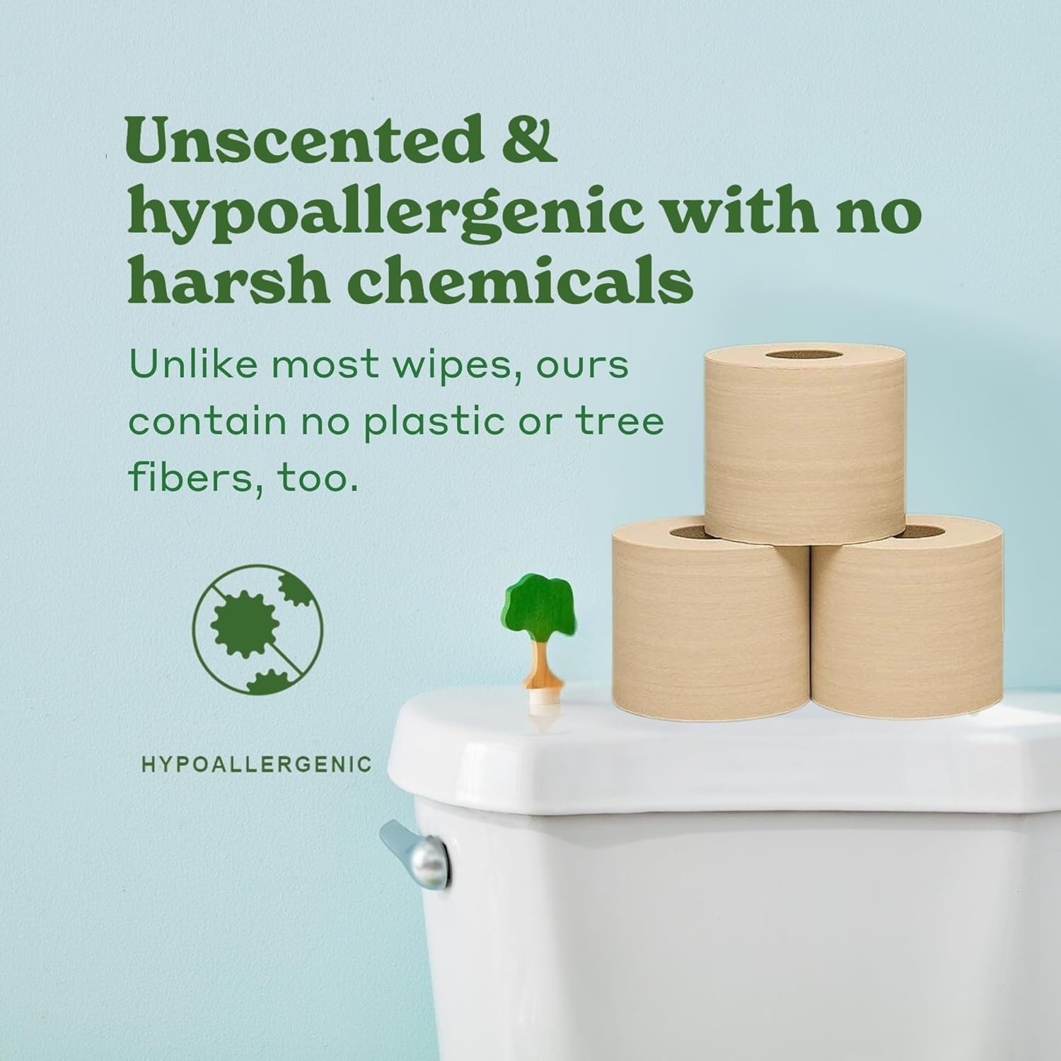 Tree Free Unbleached Toilet Paper | Plastic Free Packaging, Septic Safe, Eco …
