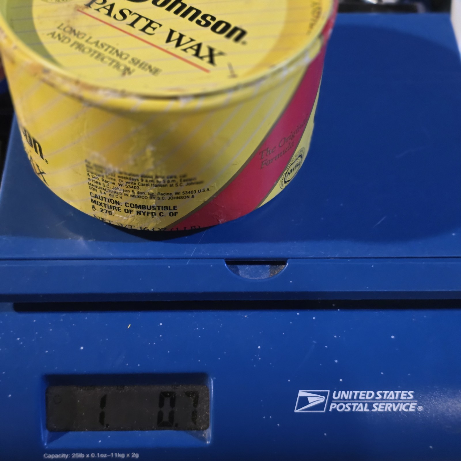 SC Johnson Paste Wax The Original Formula, 16 oz (1 lb) Discontinued 75 percent