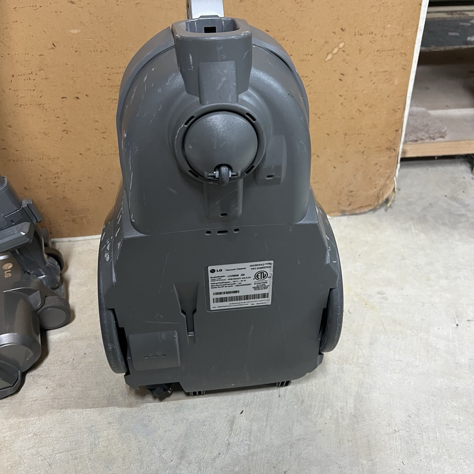 LG KOMPRESSOR Canister Vacuum Cleaner Blue Bagless Tested