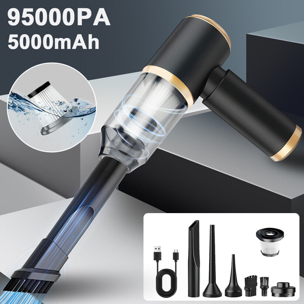 95000PA Cordless Hand Held Vacuum Cleaner Mini Portable Car Auto Home Wireless