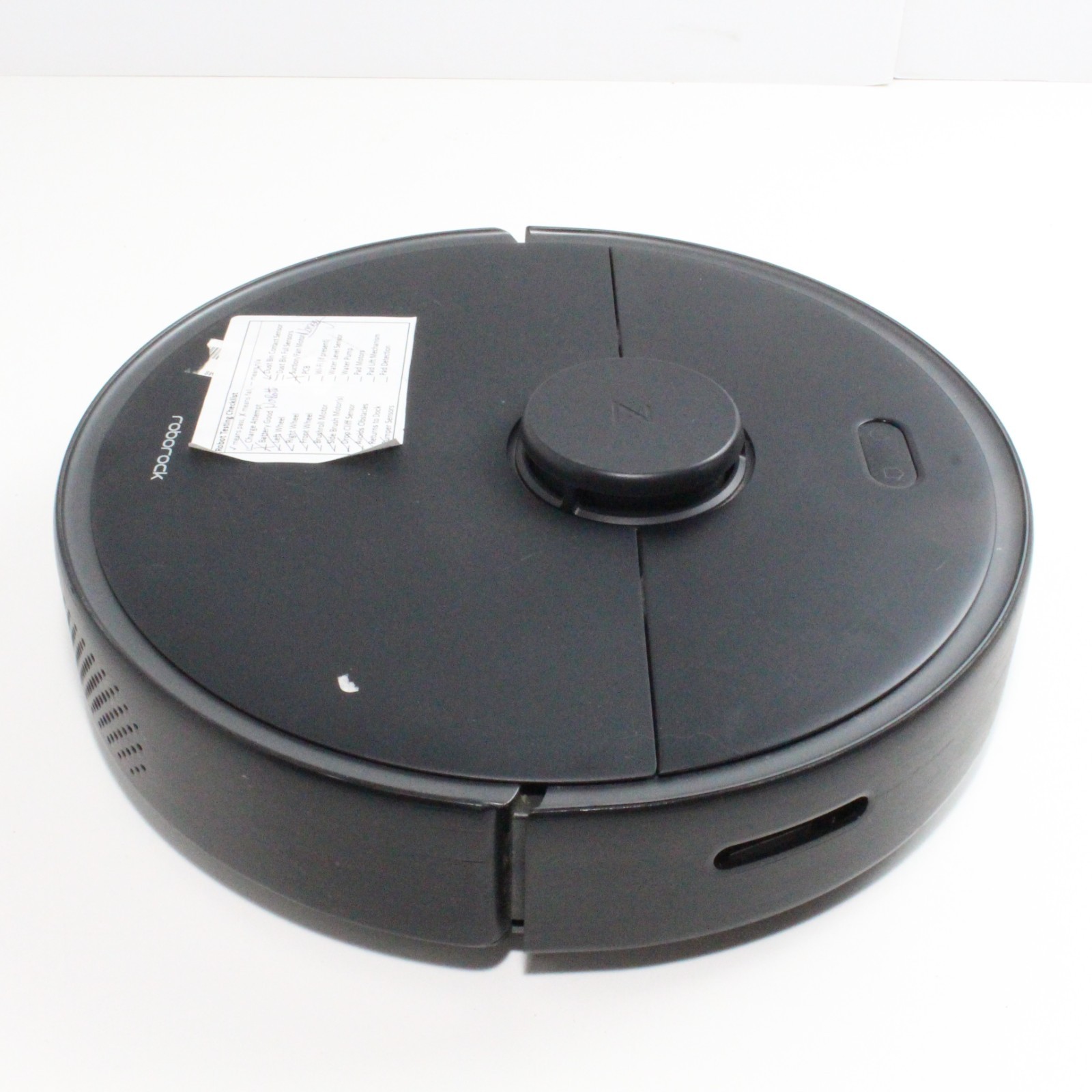 Roborock S4 Max Robot Vacuum S4E51-01 Black Tested Works NO CHARGING BASE