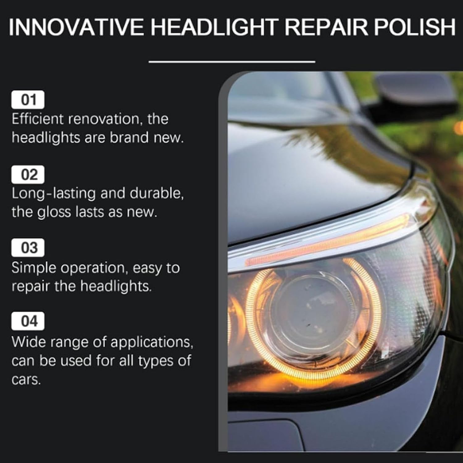 Q4 Headlight Restoration, Fullofcarts Headlight Cleaner, Headlight Restoration