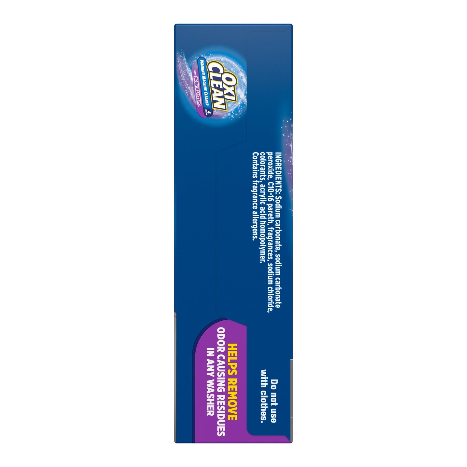 OxiClean Washing Machine Cleaner with Odor Blasters, 4 Count | Washing Machine O