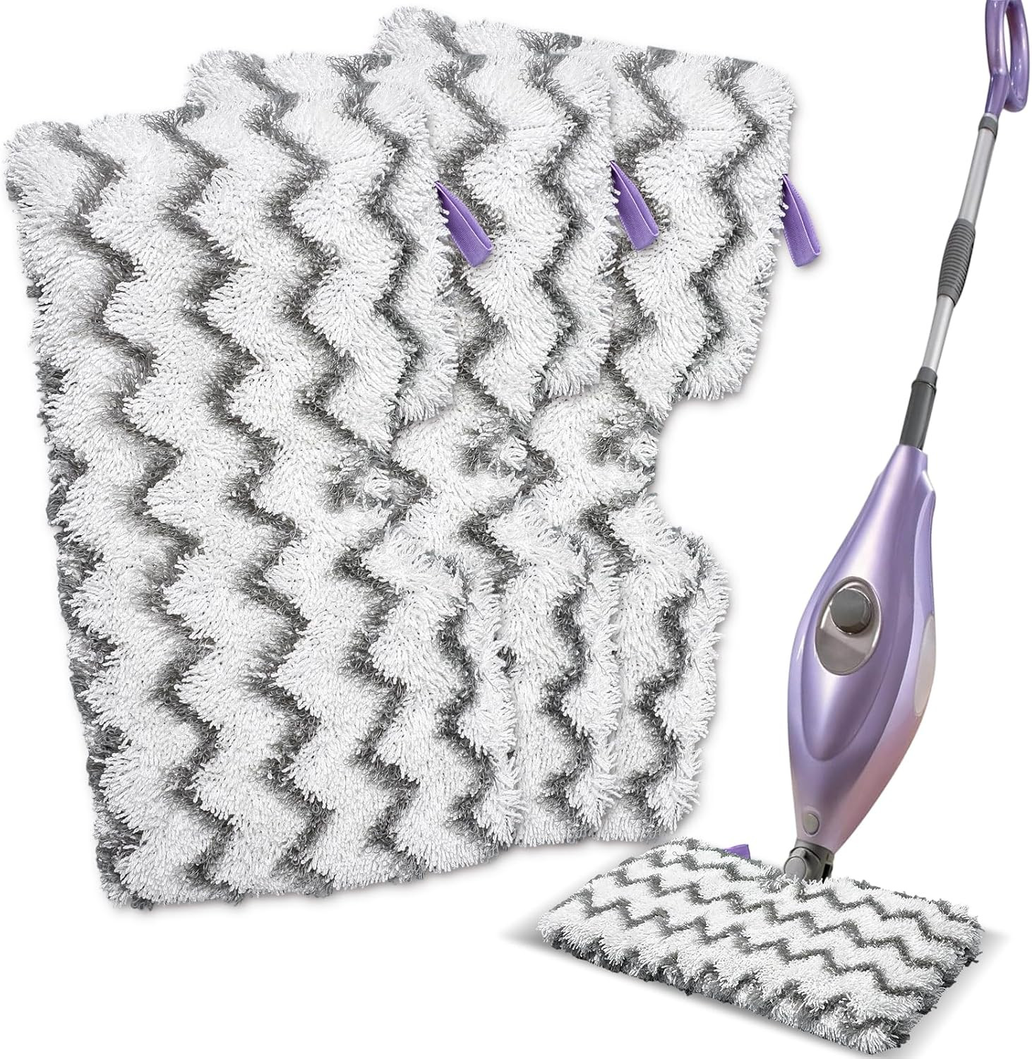 S3501 S3601 Steam Mop Replacement Pads Compatible with Shark Steam Pocket Mops S