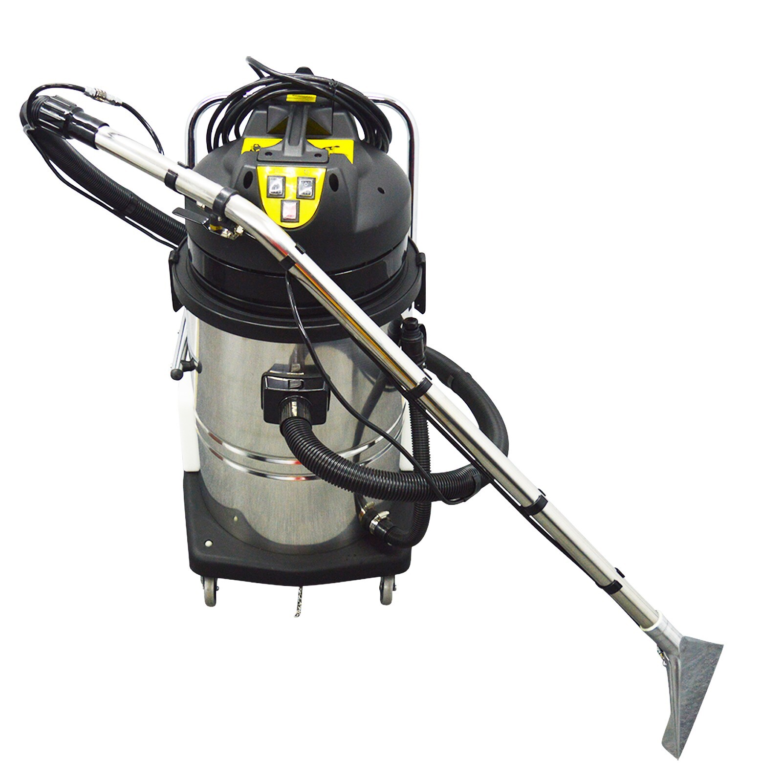 110V 2.7HP 3 in 1 80L Carpet Extractor Machine Wet/Dry Vacuum Cleaner