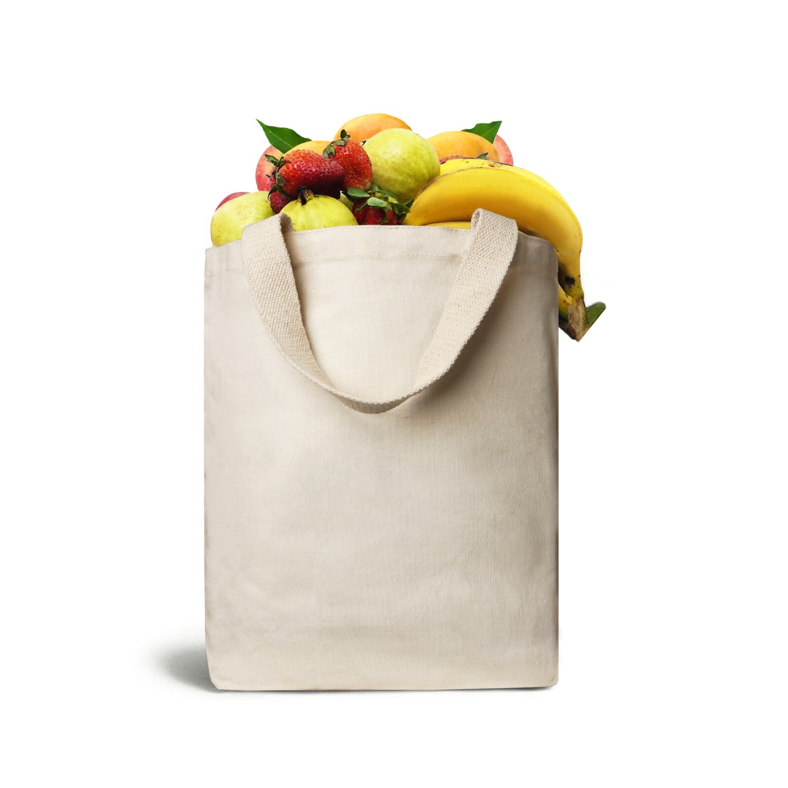 15 x 16.5 x 5 Inches Cotton Canvas Tote Bag Premium Quality with handles