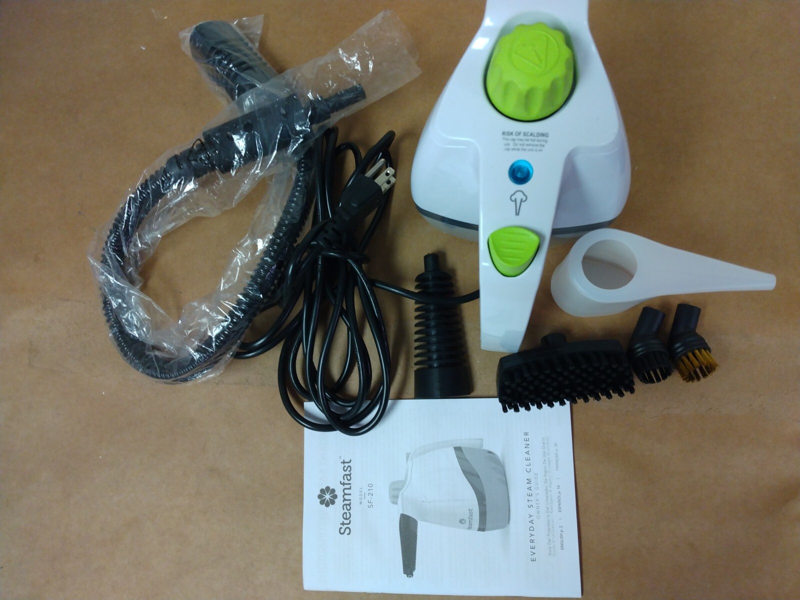 Steamfast SF-210 Handheld Portable Steam Cleaner, 8 Minutes of Continuous Steam