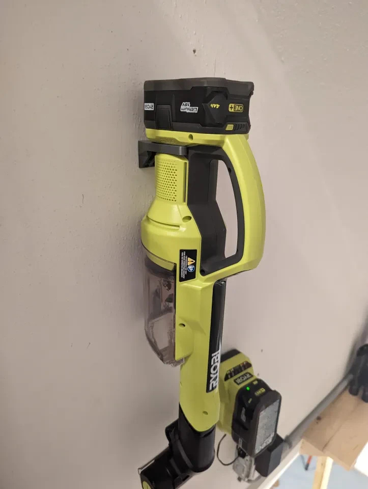 Wall Mount Holder for Ryobi Cordless Vacuum 18V PCL700 / PCL700B
