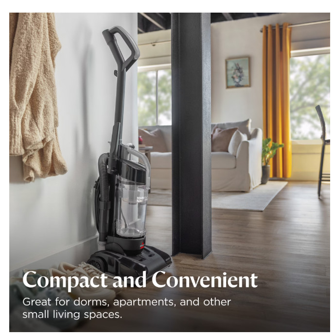 BISSELL PowerForce Compact Upright Vacuum Bagless Lightweight 4362 Gray Black