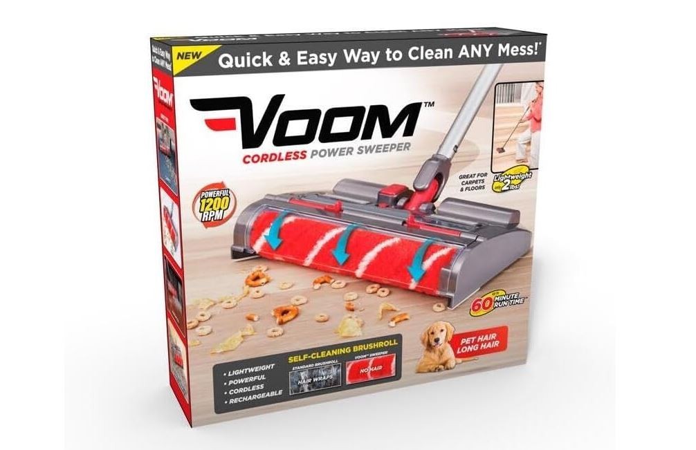 NEW Voom Cordless Power Cleaning Sweeper – Free Shipping