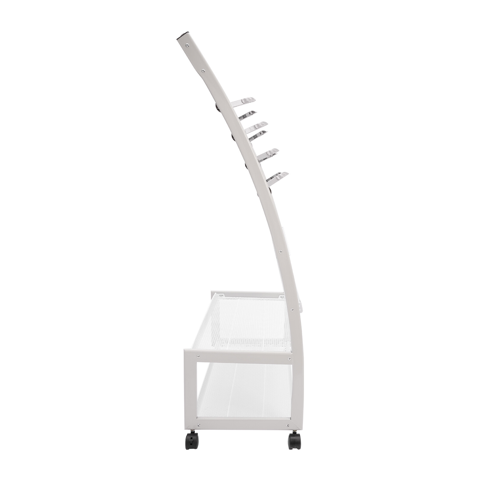 Round Head Aluminum Magazine Display Stand Magazine Rack Brochure Display Stand