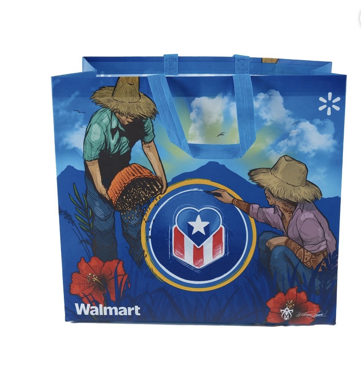 Puerto Rico Limited Edition Reusable “Cafeteros’ Walmart Shopping Bag