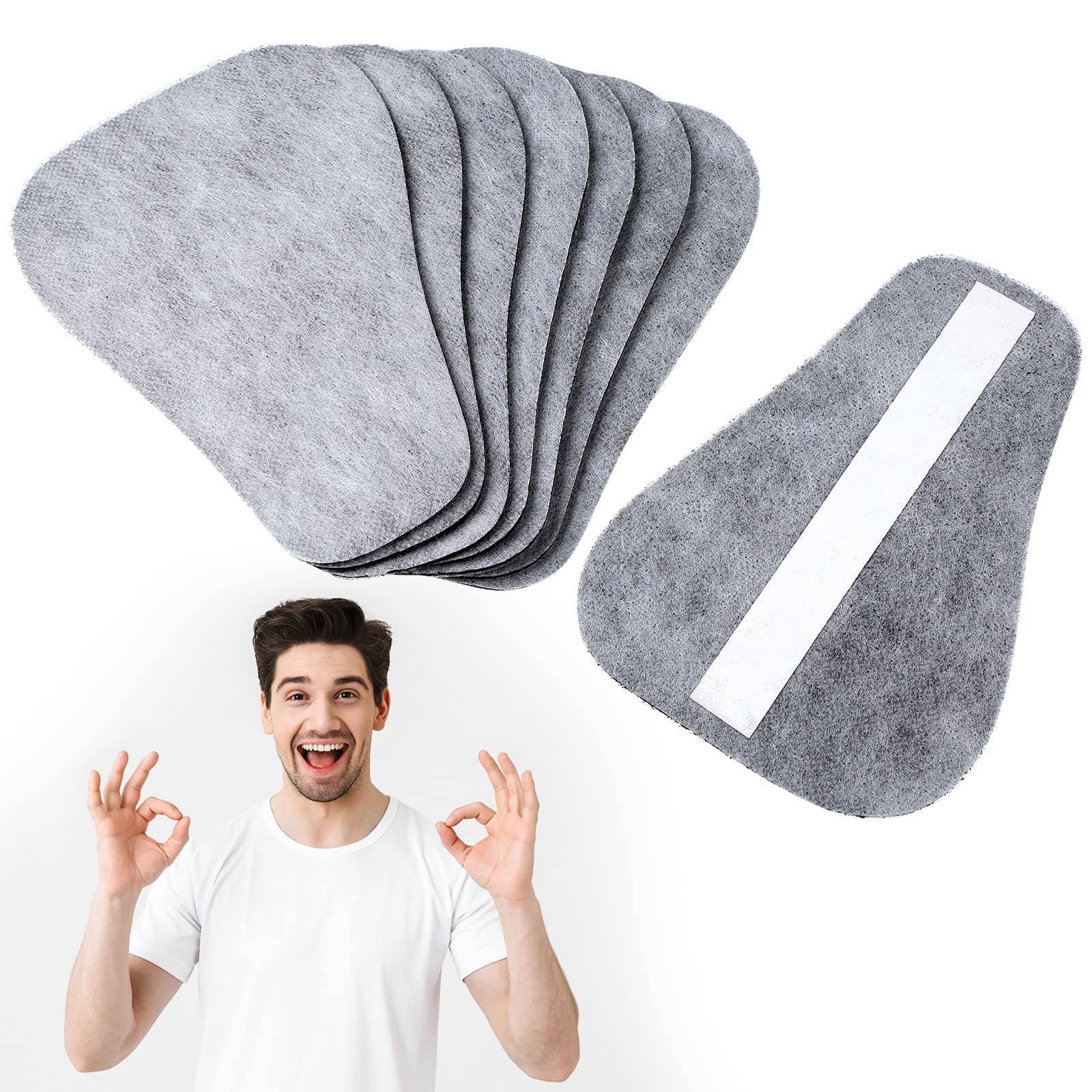 8 Pcs Charcoal Underwear Flatulence Pads Deodorizer Women Men High Absorption Ch