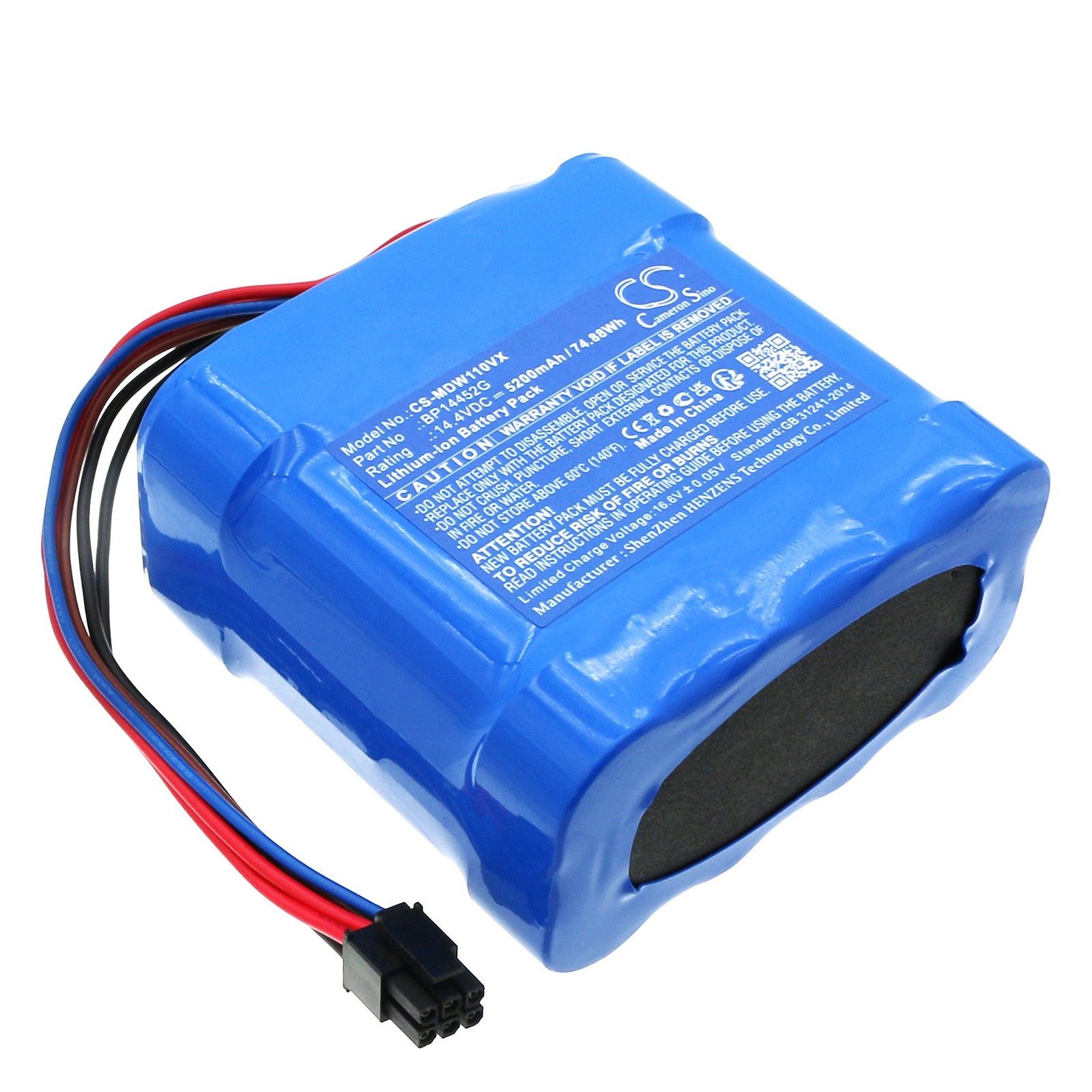 BATTERIE 5200mAh Type BP14452C 98600 For ETA 5241 Aurum, 6241 Aurum