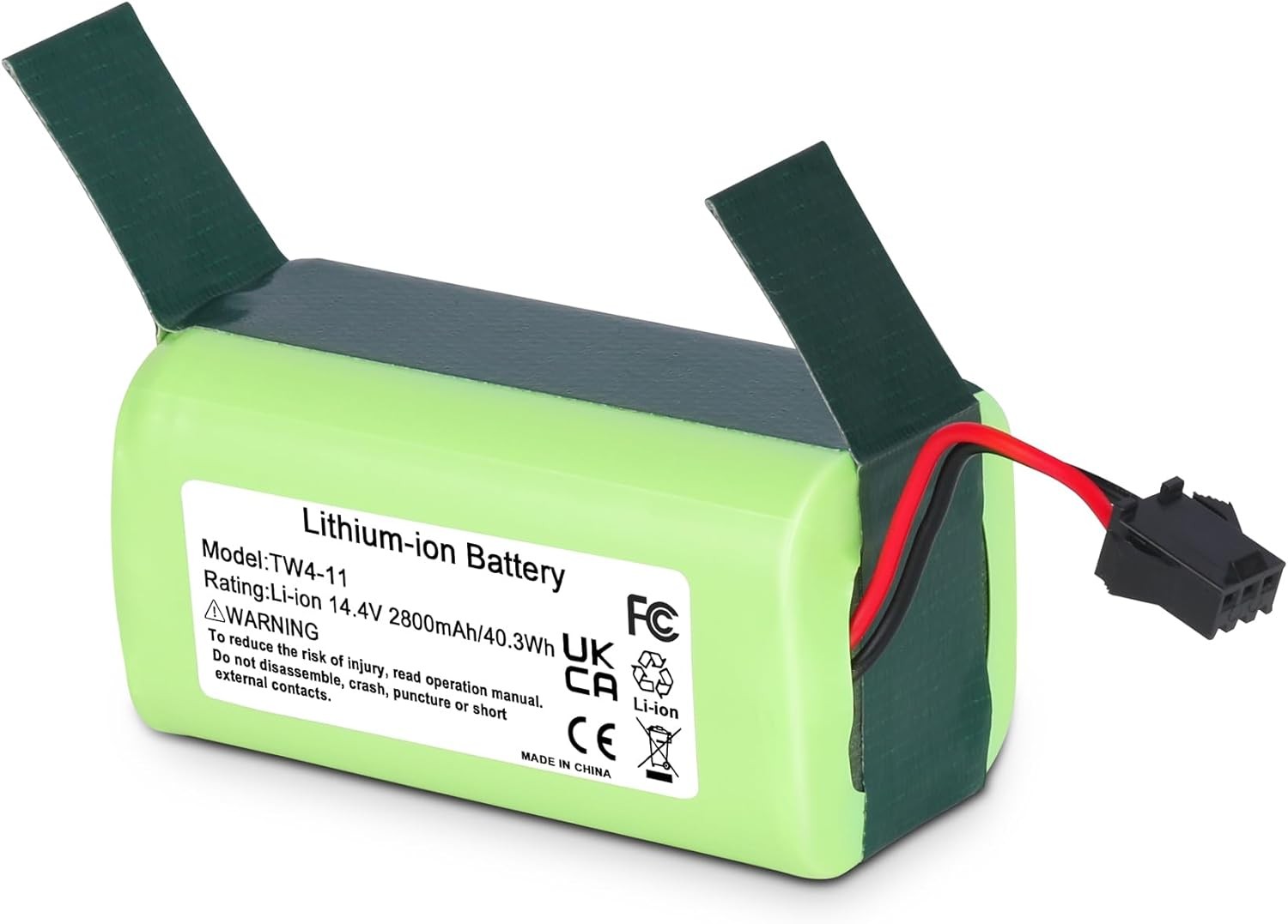 14.4V 11S Li ion Battery Replacement for Eufy RoboVac 11 11S 30 30C 15C 15T 12