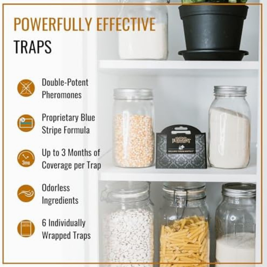 Dr. Killigan’S Premium Double Potent Pantry Moth Traps with Pheromones Prime, St