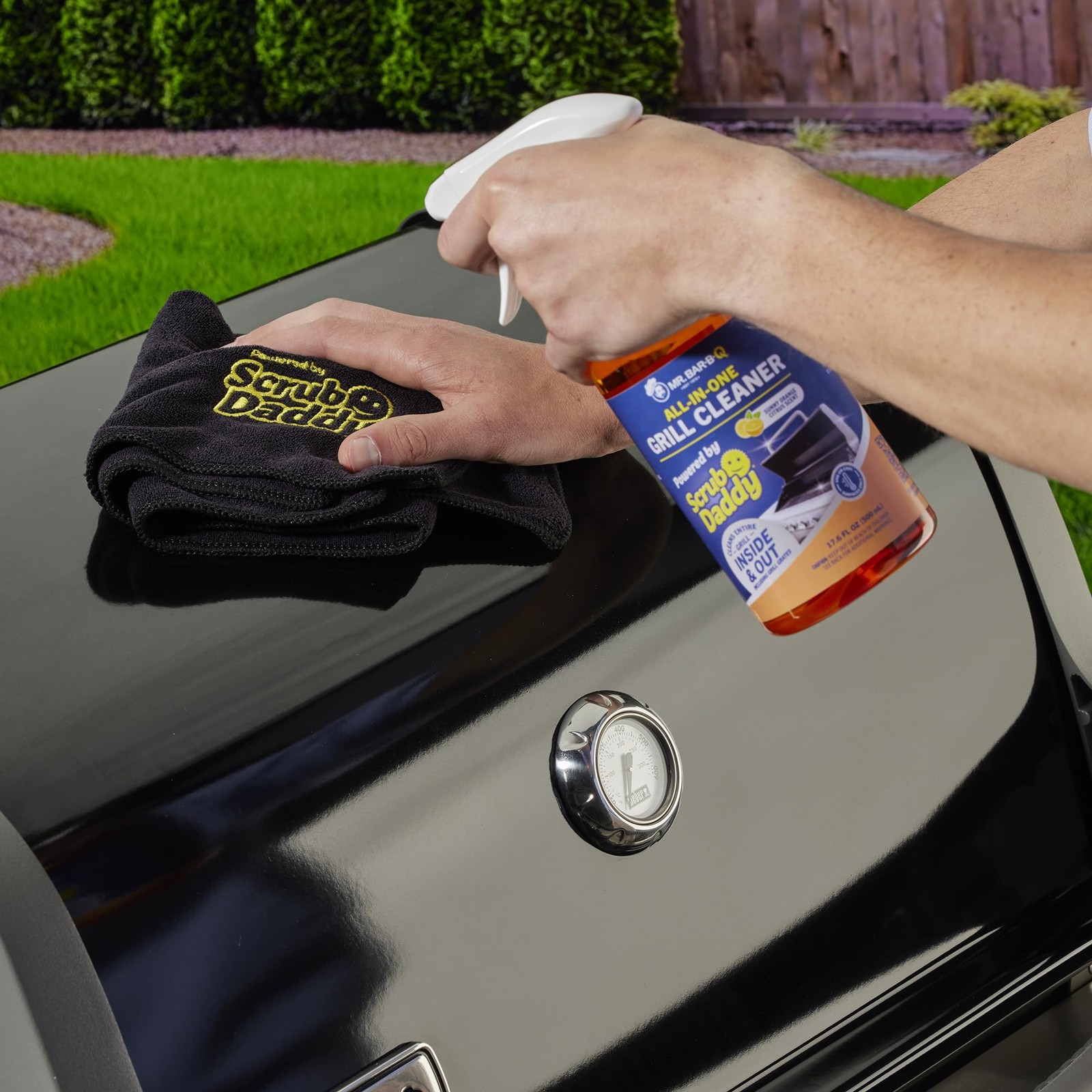 2-Pack Microfiber Grill/Griddle Cloths Powered by Scrub Daddy
