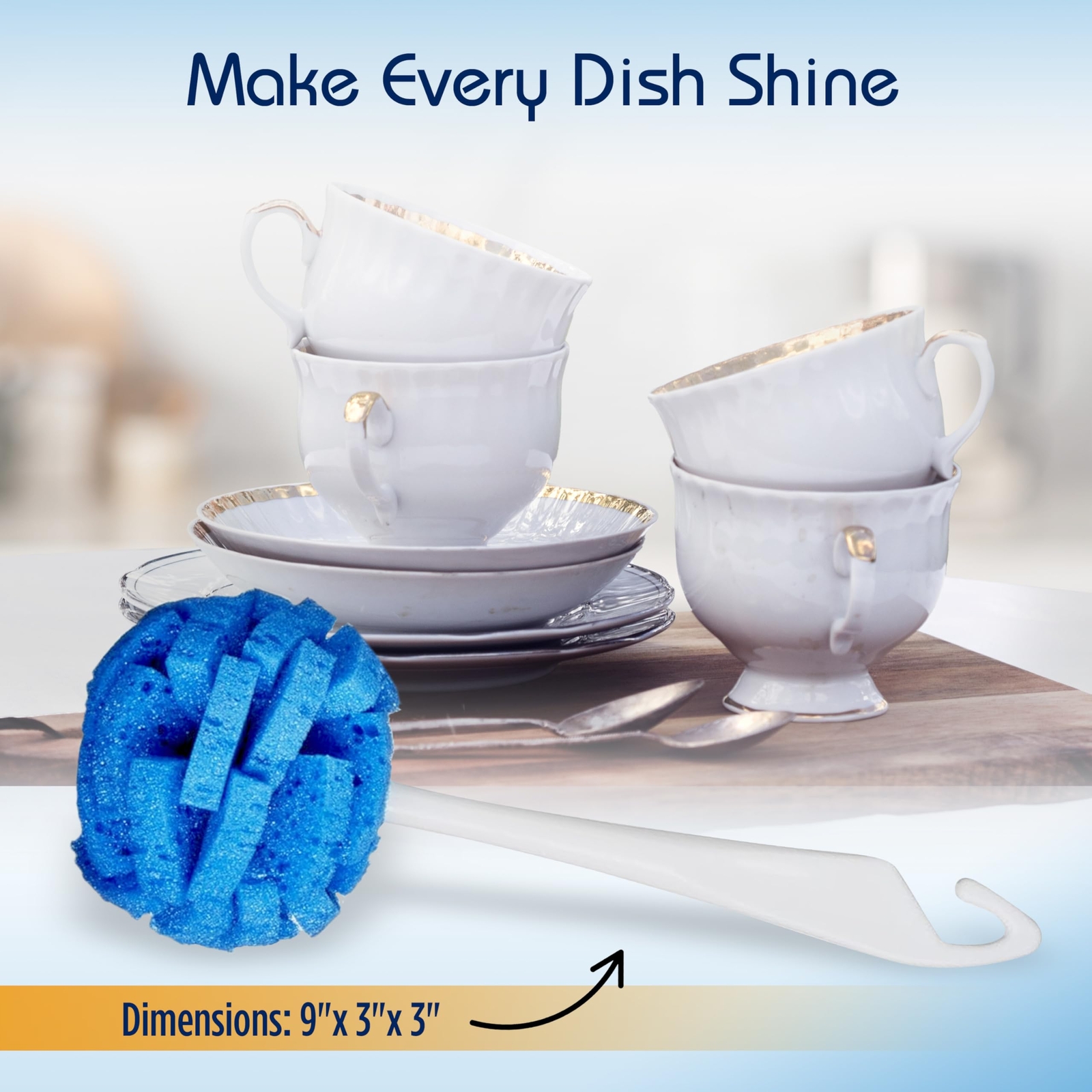 Dish Wand China Durable Foam Sponge Petals Brush And Clean Dishes Pots Bottles &