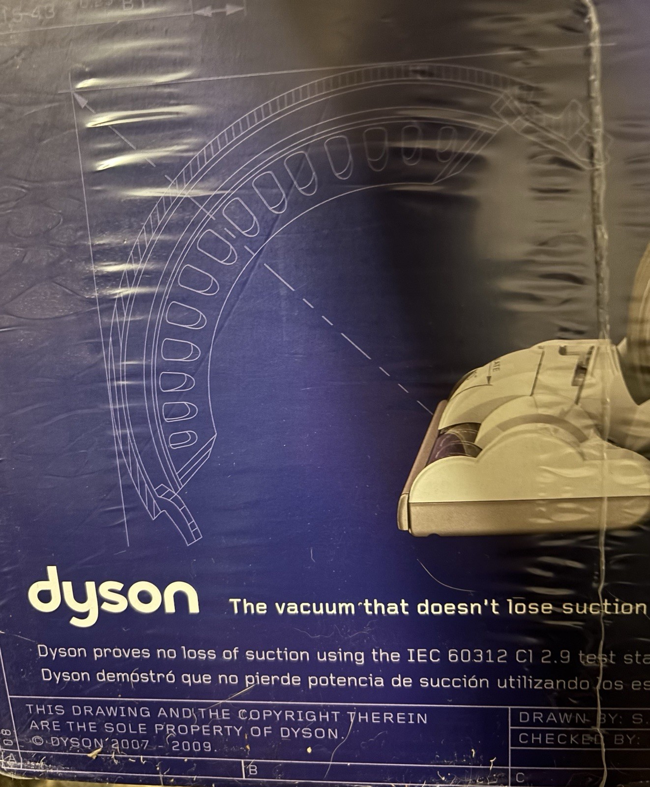 Dyson Ball Blueprint / Limited Edition Upright Vacuum Cleaner NEW Factory Sealed