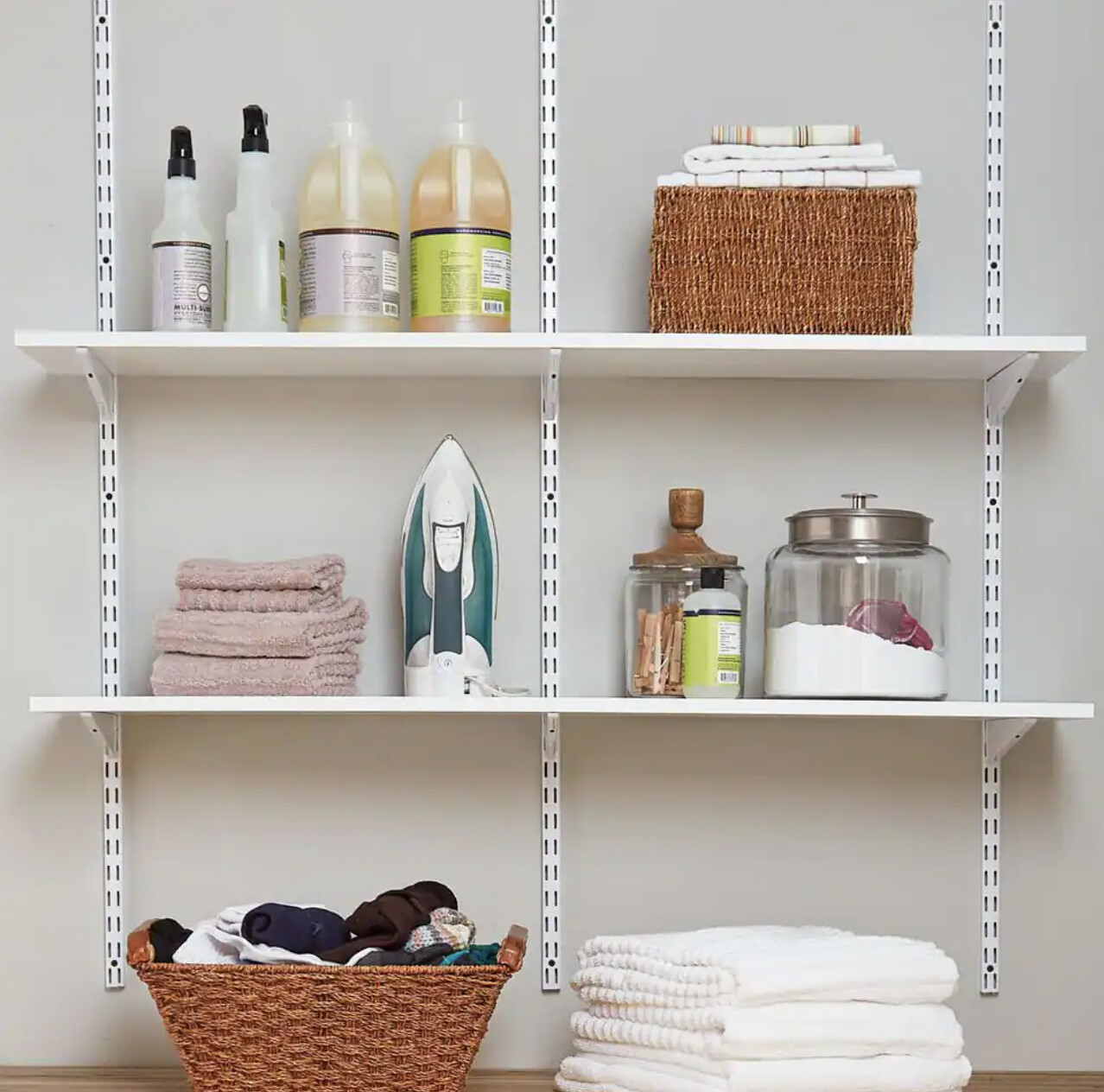 Customized 5/8” Thick White Laminated Shelf 11.75″ x 23.75″