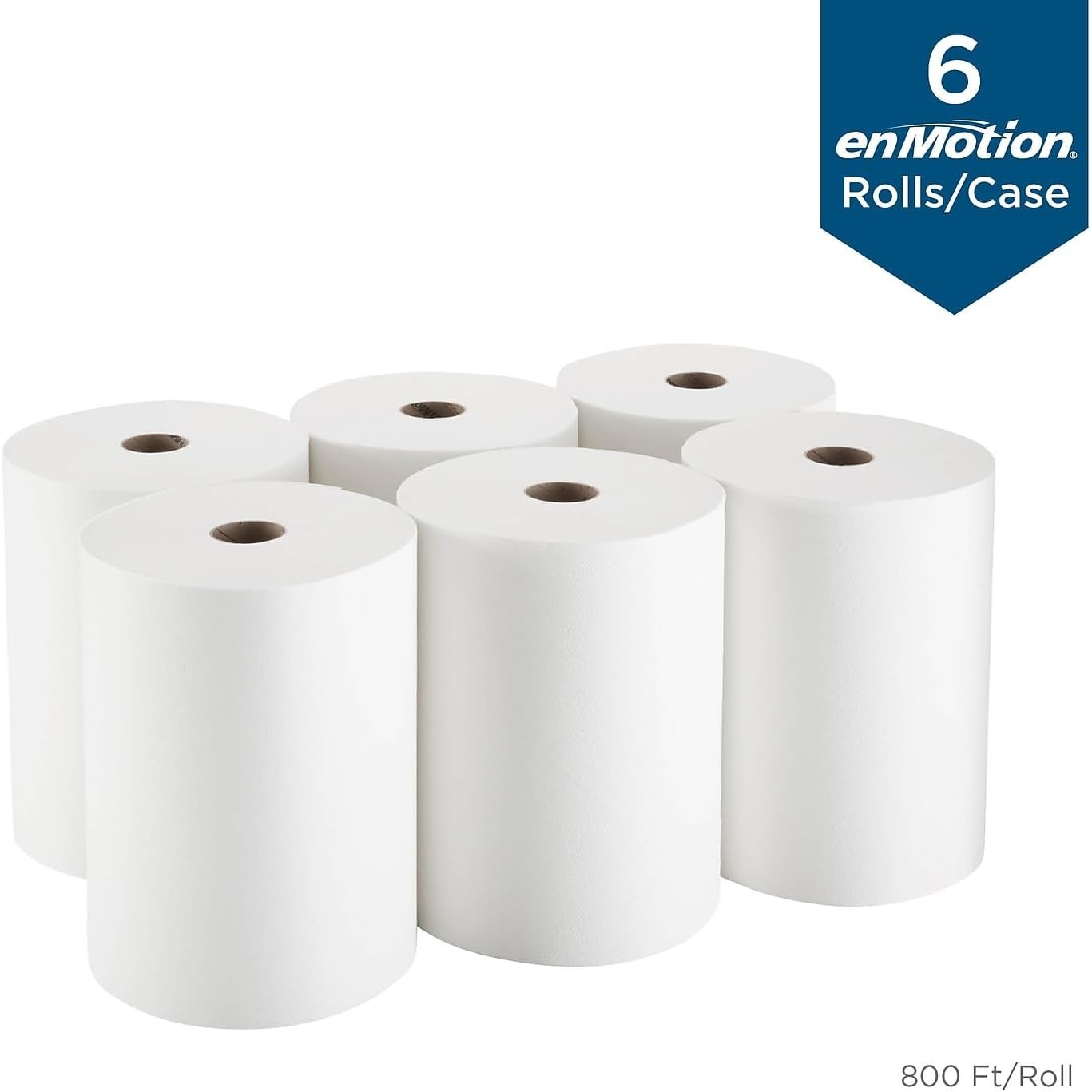 enmotion 647204 enmotion Hardwound Paper Towels 1-Ply 6 Rolls/Carton (89460)