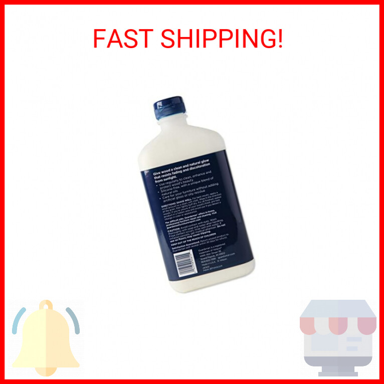 Guardsman Clean & Polish For Wood Furniture – Cream Polish 16.9 oz – Silicone Fr