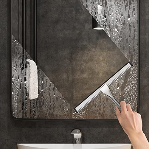 All-Purpose Stainless Steel Shower Squeegee for Assorted Colors , Sizes
