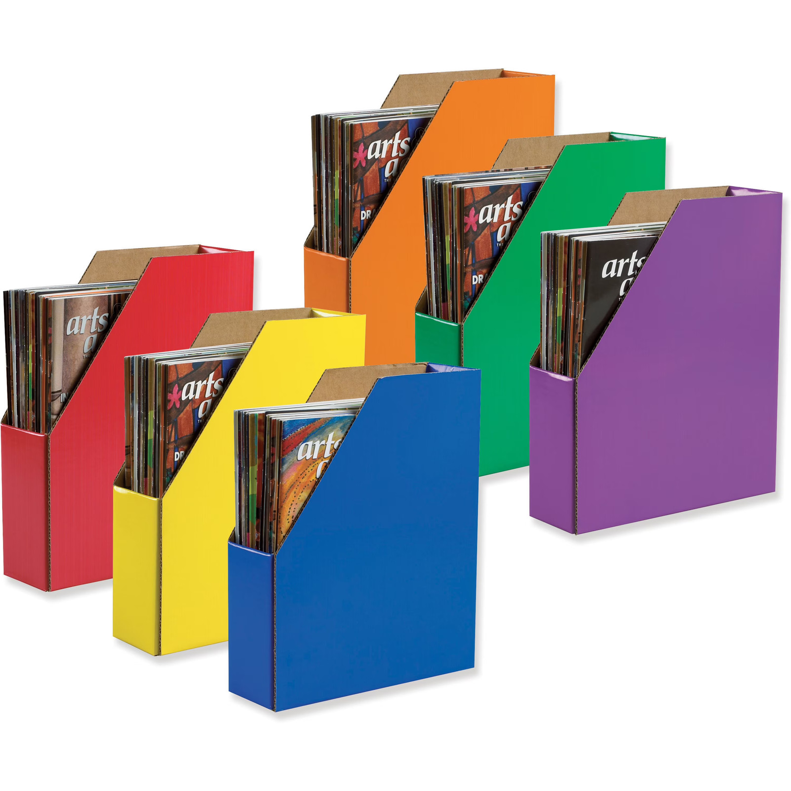Classroom Keepers® Magazine Holder, Assorted Colors, Set of 6