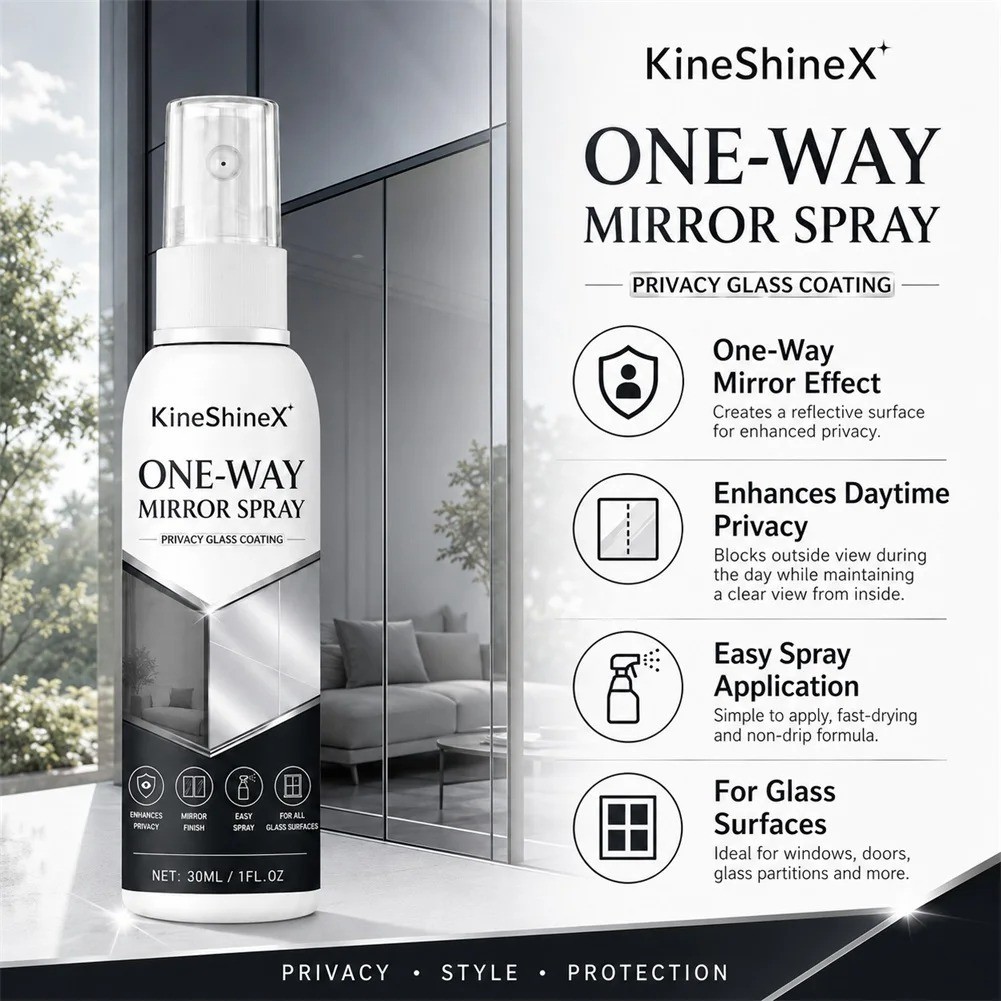 Infrared Blocking Spray, Reflective Window Sprays One-Way Mirror Privacy Shield