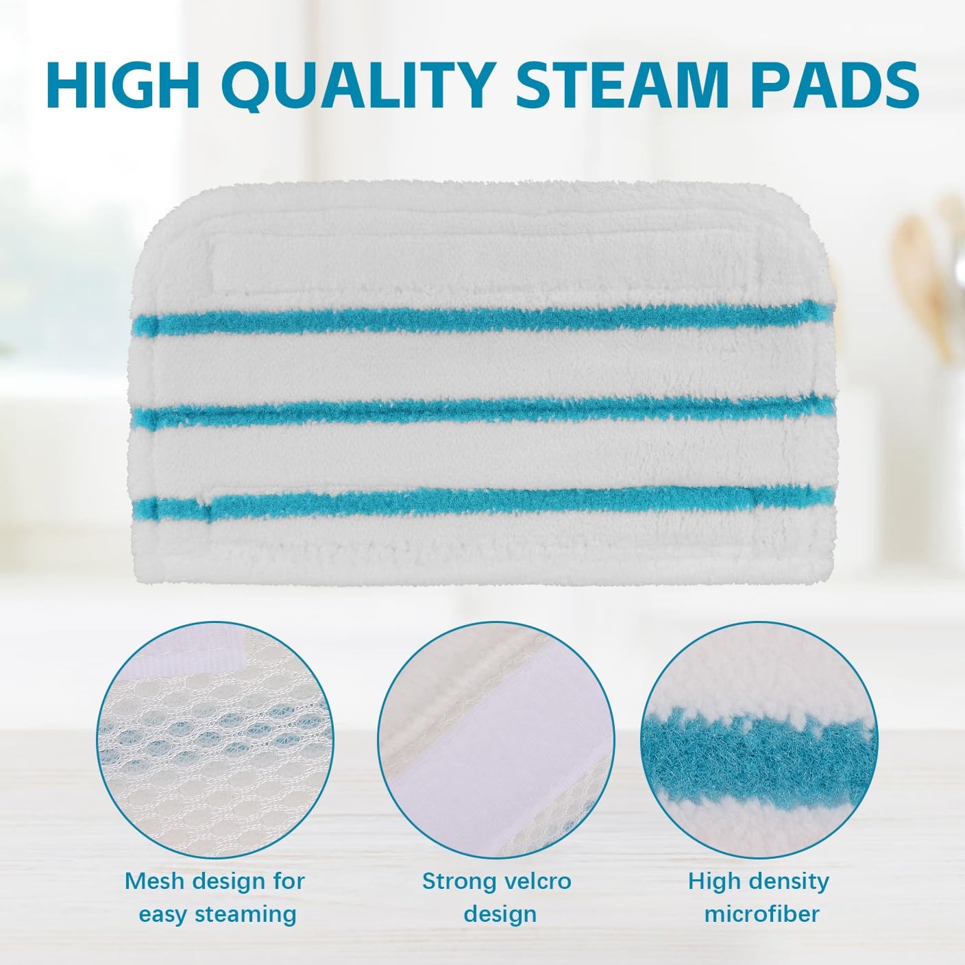 Steam Mop Pads Compatible with Black+Decker Steam Mop SM1600, SM1610, SM1620,…