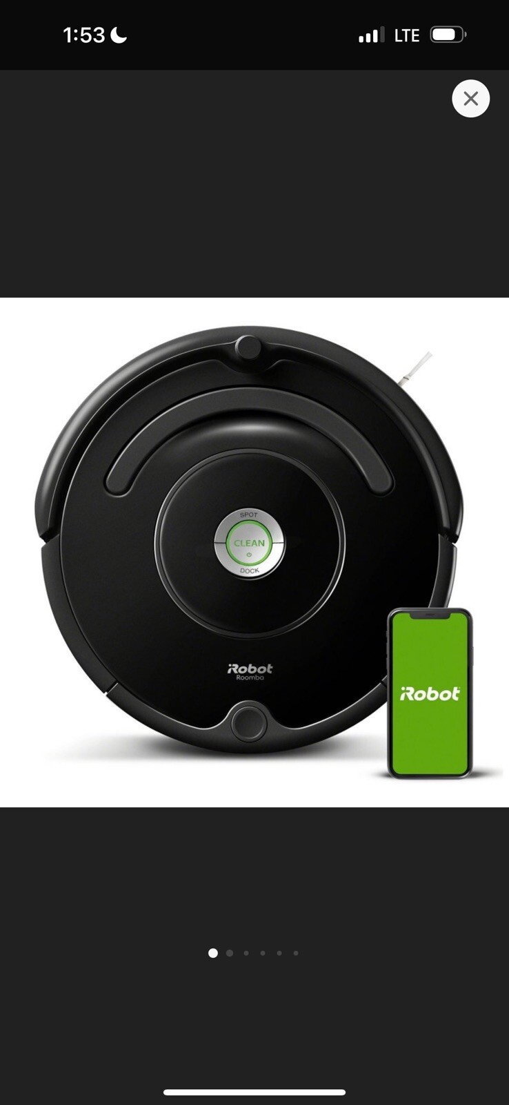 iRobot Roomba 675 Wi-Fi Connected Robot Vacuum SEE DETAILS