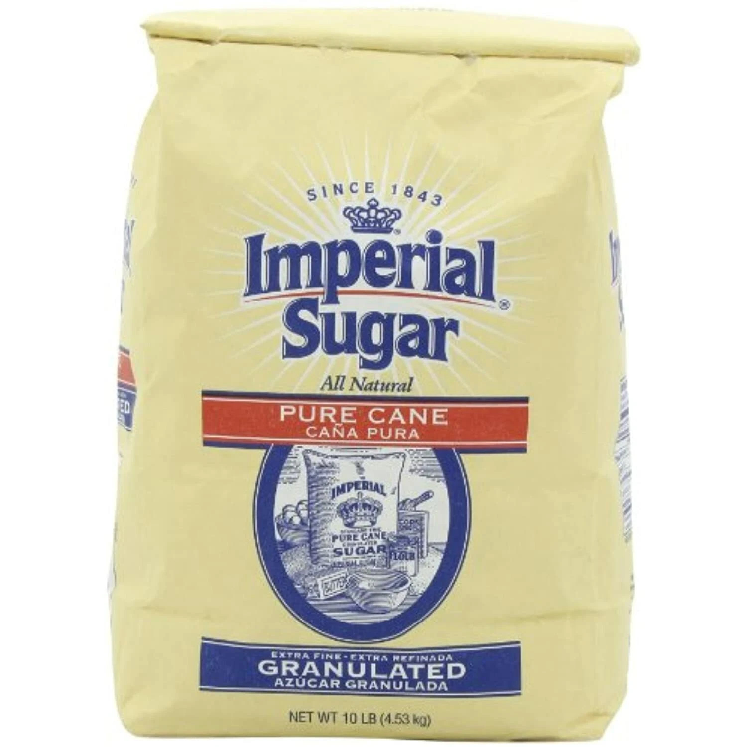 Imperial Extra Fine Sugar/10 lbs, Granulated, 160 oz