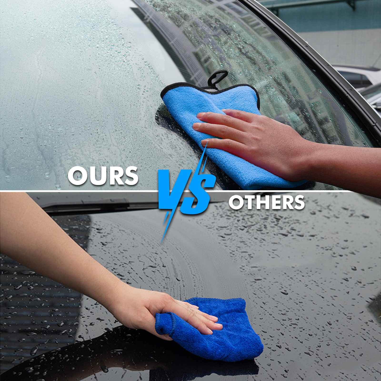 Car Wash Towel Microfiber Plush Cleaning Drying Cloth Resuable