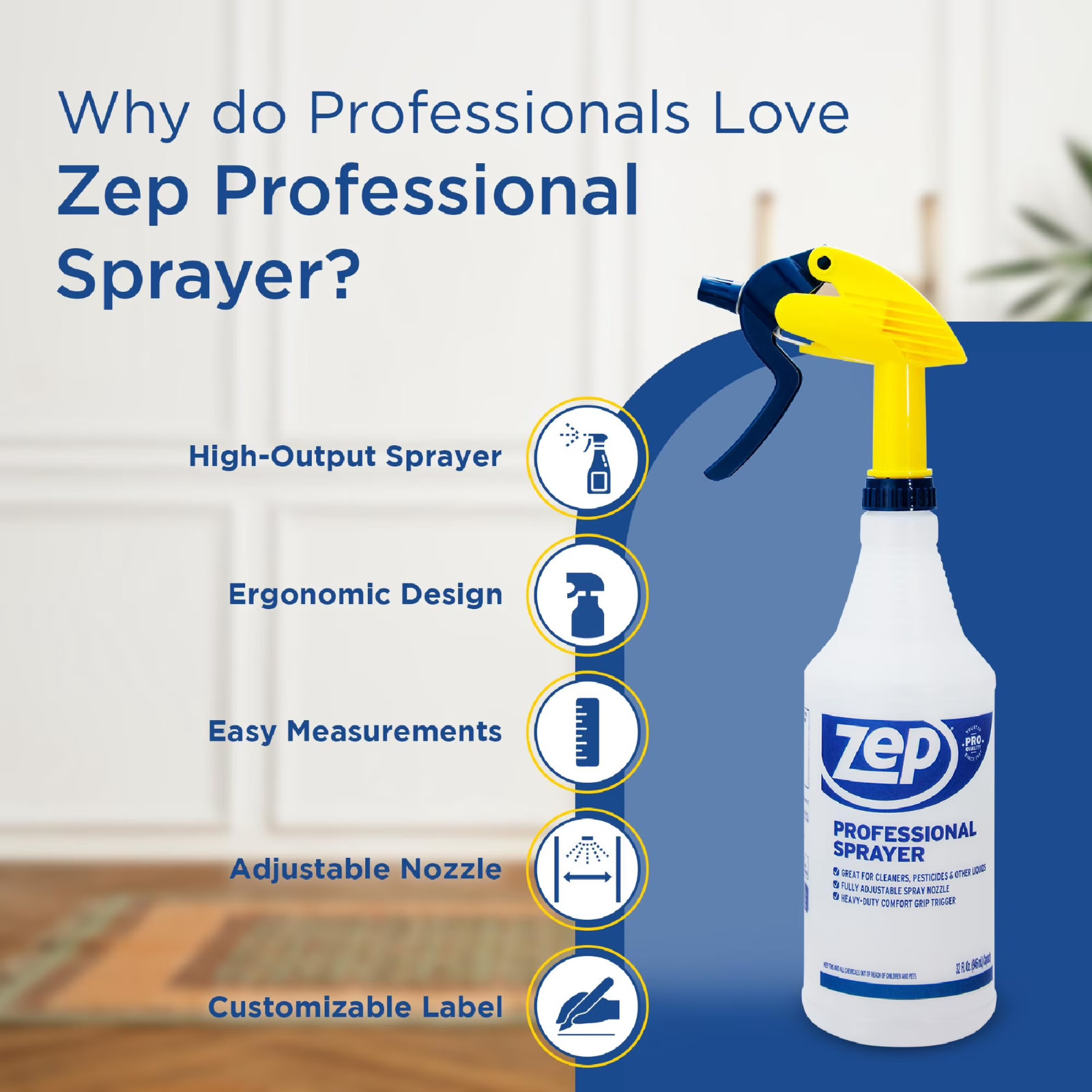 Zep 32-oz Plastic Professional Spray Bottle Spray trigger only