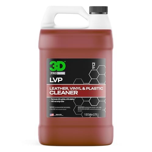 3D LVP Interior Cleaner 1 Gallon – Leather, Vinyl & Plastic Cleaner & Degreaser