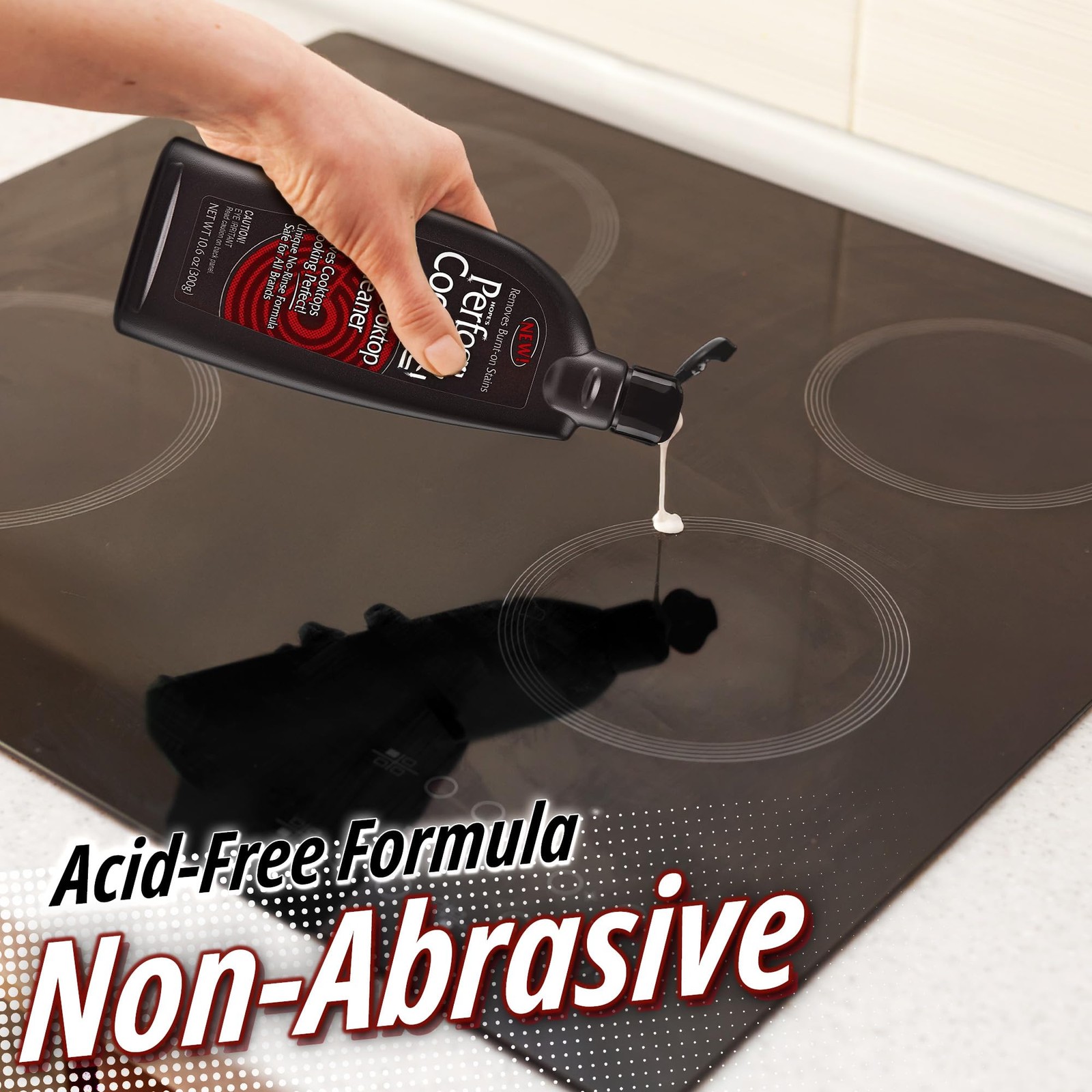 Perfect Cooktop Glass and Ceramic Cooktop and Stove Top Cleaner, Fast Acting …