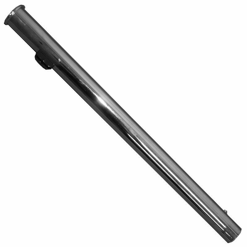 Central Vacuum Chrome Button-Lock Wand For Beam Nutone Upper & Lower Set
