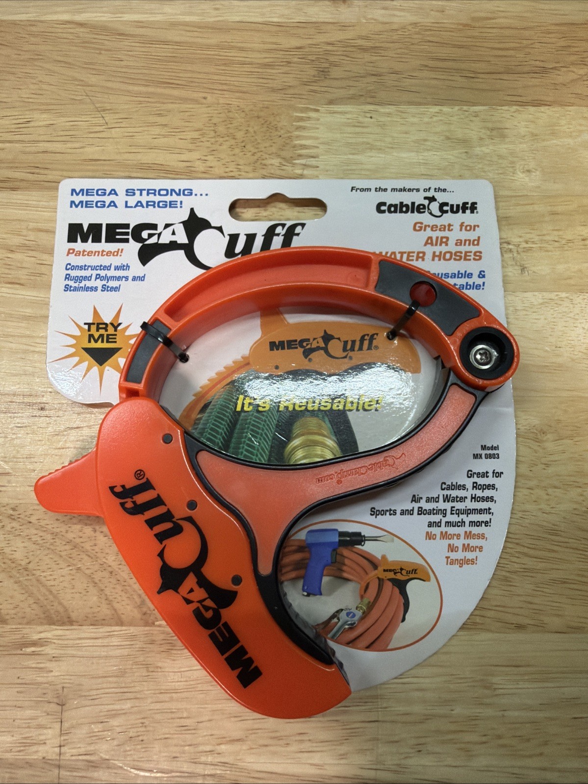 CABLE CUFF MEGA Cuff made from high impact ABS and Stainless-Steel