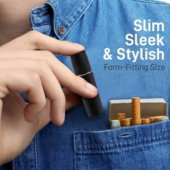 Pyle Electric Lighter with Dual USB Device Charge Ports & Flameless Design