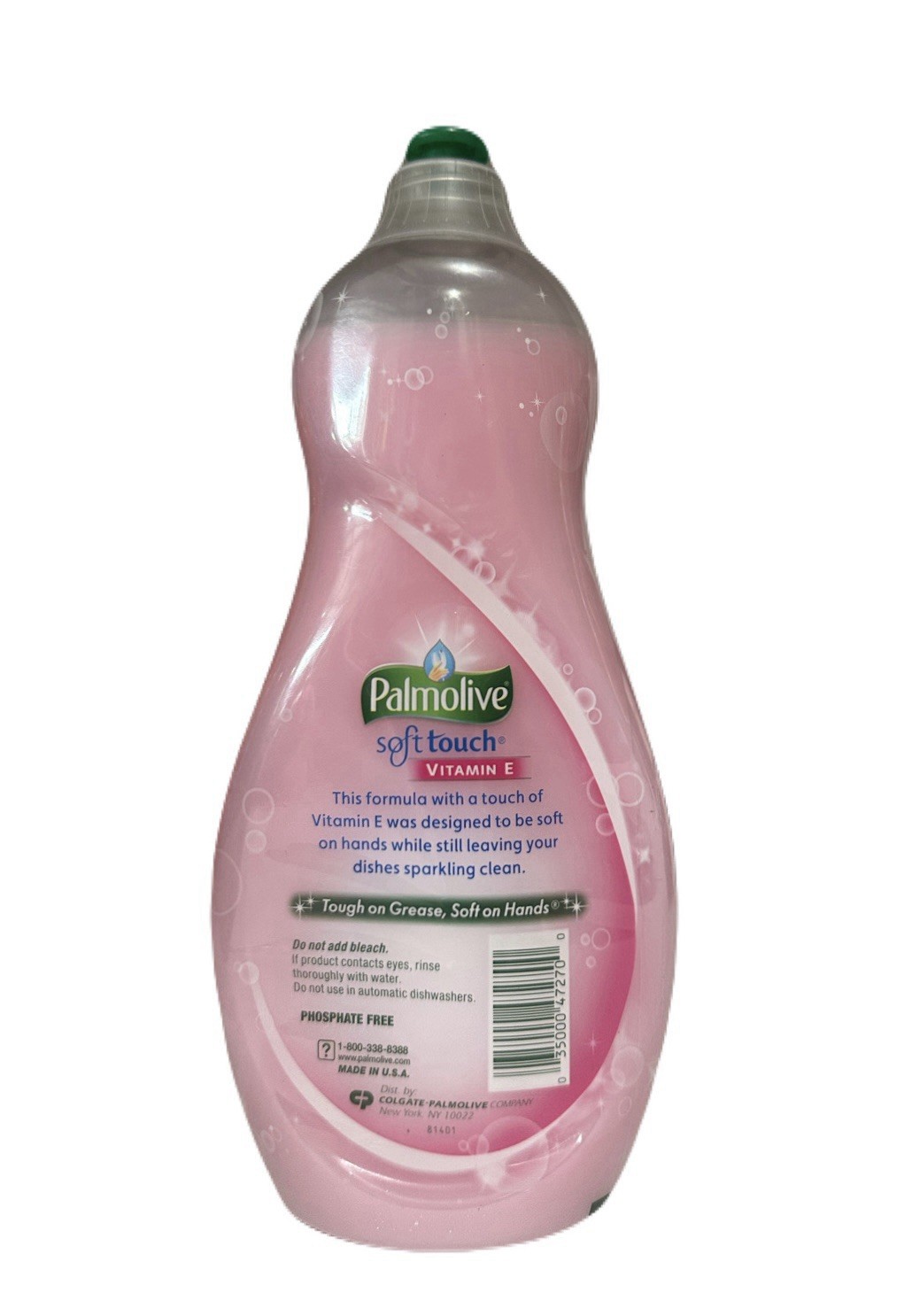 Palmolive Soft Touch Vitamin E Ultra Concentrated Pink Dish Liquid Soap 25Oz NEW