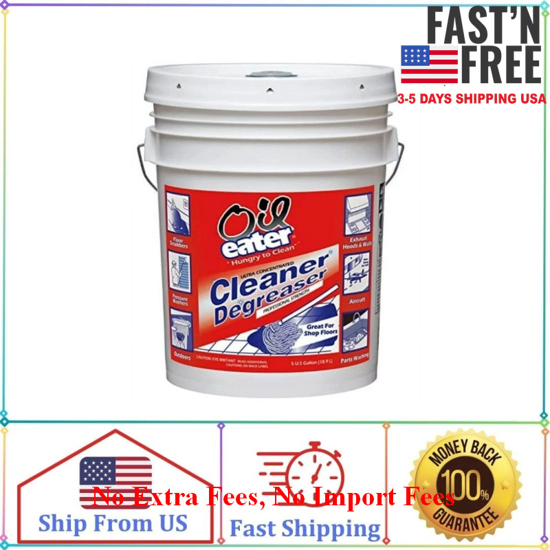 [HOT SALE] Oil Eater 5 Gallon Concentrated Multi-Purpose Cleaner/Degreaser, NEW