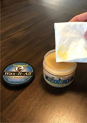 Howard Products Wax It All 9 Ounce Food Grade Surface Protection Wax