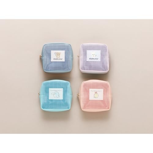 San-X Rilakkuma Mesh Mini Pouch CA73101 H115 x W190 x D20mm NEW