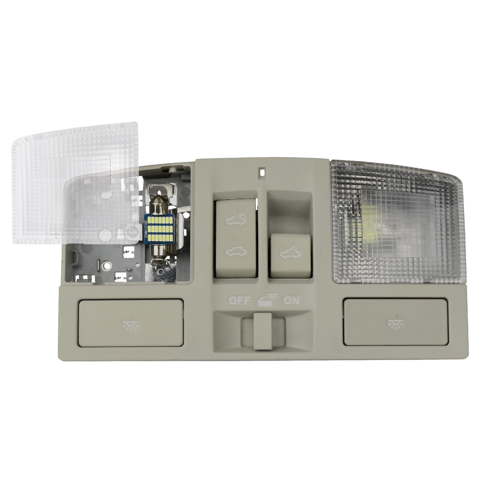LED Overhead Console Sunroof Switch Dome Light BBM669970B75 For Mazda 3