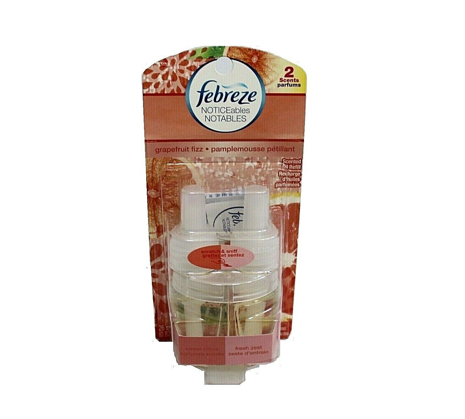 Febreze NOTICEables Sweet Citrus & Fresh Zest Scented Oil Refill